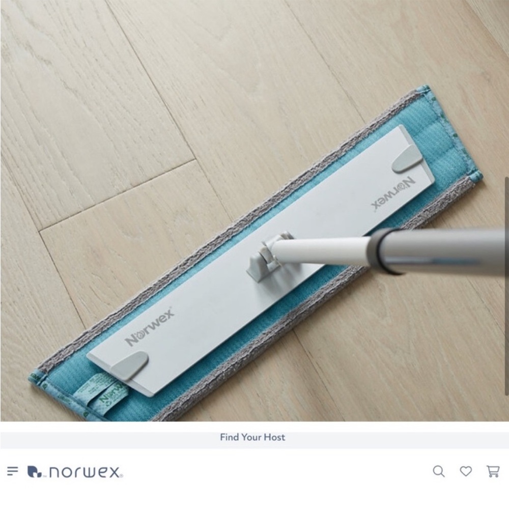 NORWEX Large NEW Mop Set with Gray Black or Blue Pads and Baclock Technology - Picture 4 of 8